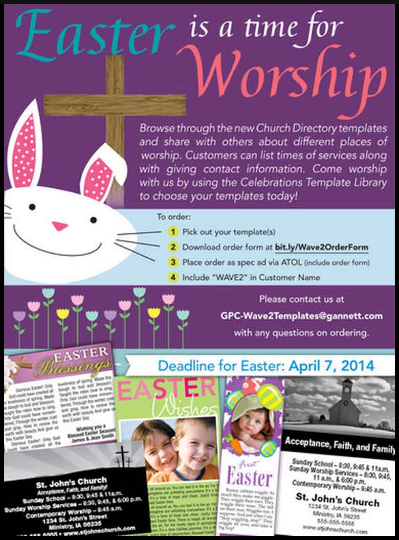 Large Easter Ad