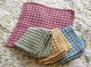 Waffle Knit Face Cloth