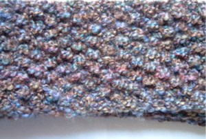 Sideways Knit Moss Stitch