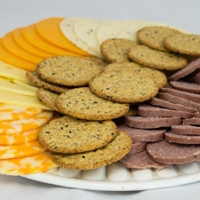 Cheese, Meat and Cracker Tray