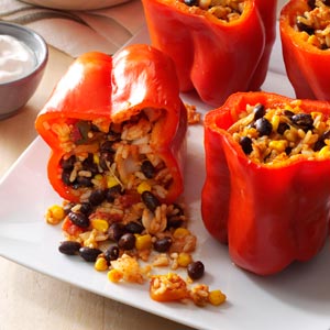 Slow Cooked Stuffed Peppers